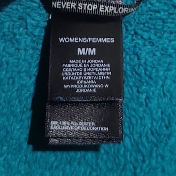 The North Face Blue Green Osito 2 Jacket Size Medium - Picture 6 of 8